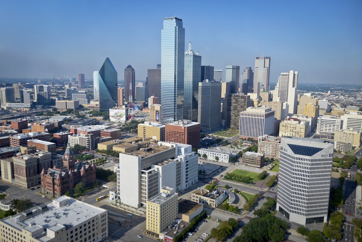 Dallas skyline with Reunion Tower